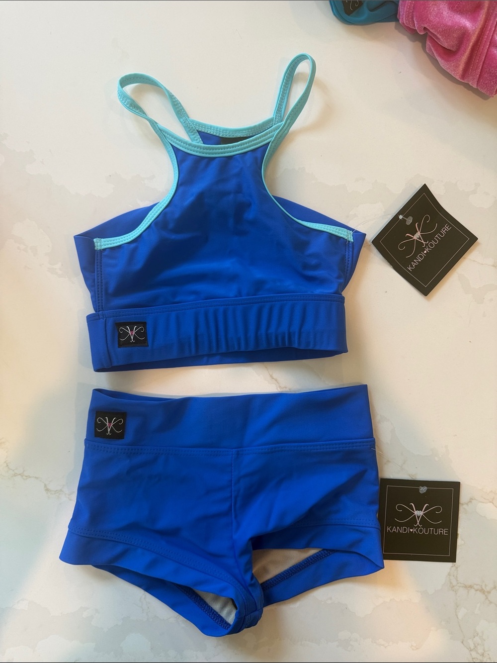 Kandi Kouture dance set NWT CL 7/8